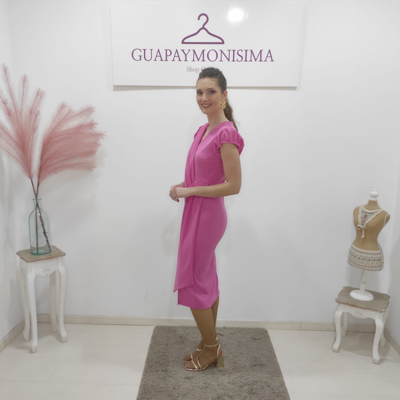 Vestido Leda Rosa - Imagen 3