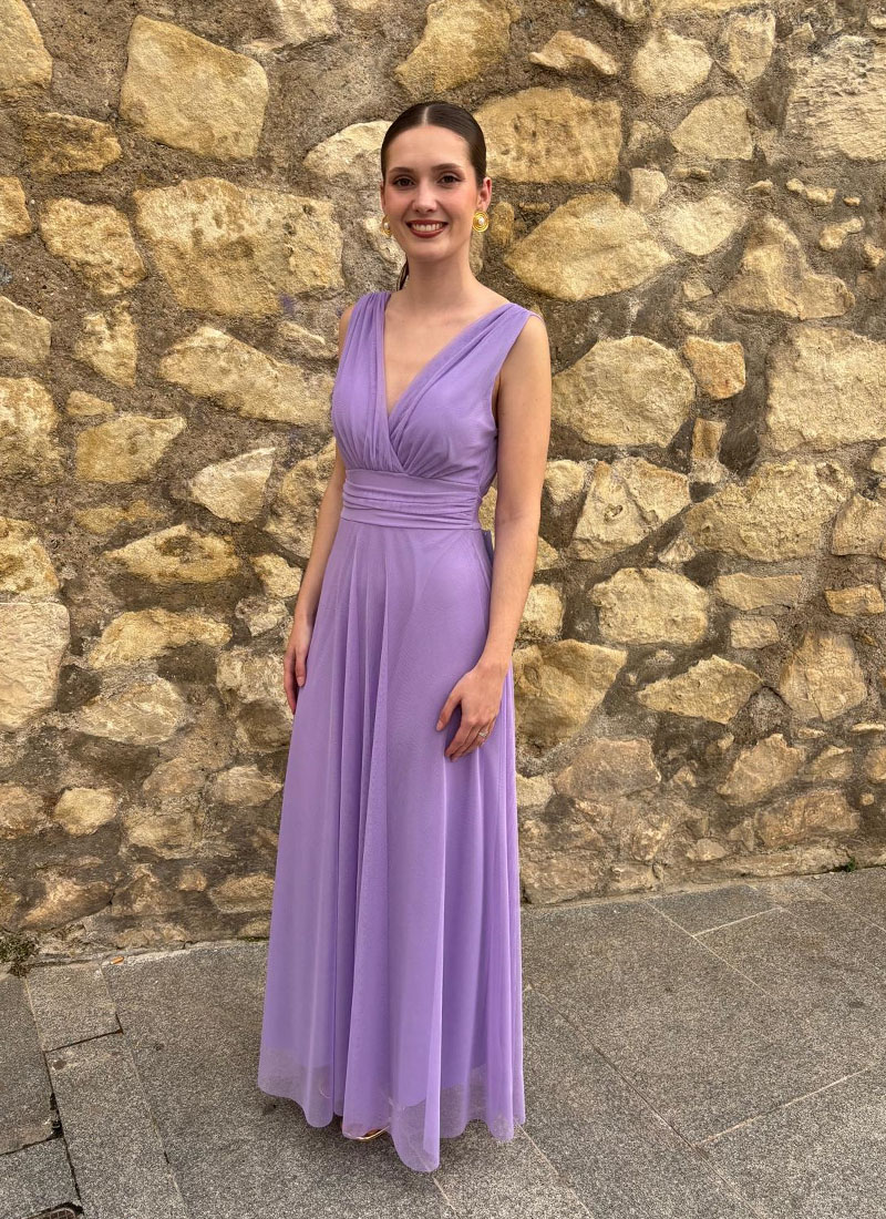 Vestido largo Vicky Malva